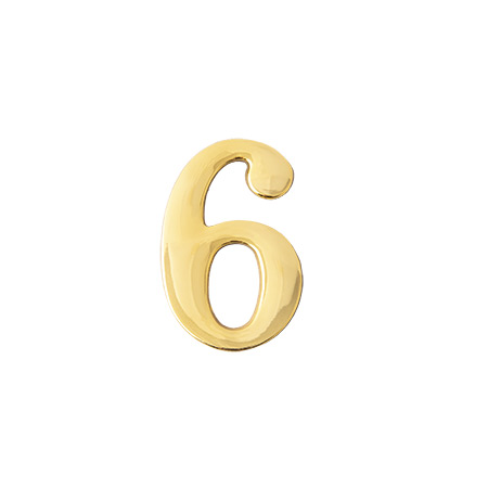 Цифра дверная Apecs DN-01-6 -Z-G